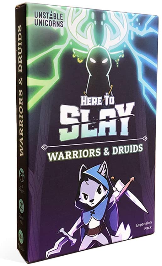 Here to Slay Expansion For Kids Teens And Adults Here to Slay: Worrier and Druids Expansion – Unleash New Heroes and Abilities!