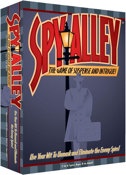Spy Alley – The Classic Game of Espionage, Deception, and Intrigue! Spy Alley Board Game For Teens And Adults.