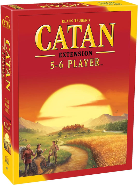 Catan 5-6 Player Expansion Board Game Available at Boardgame Buff – Expand Your Settlements & Play with More Friends!