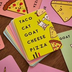 Taco Cat Goat Cheese Pizza – A Hilarious, Fast-Paced Card Game! For Kids Teen And Adults