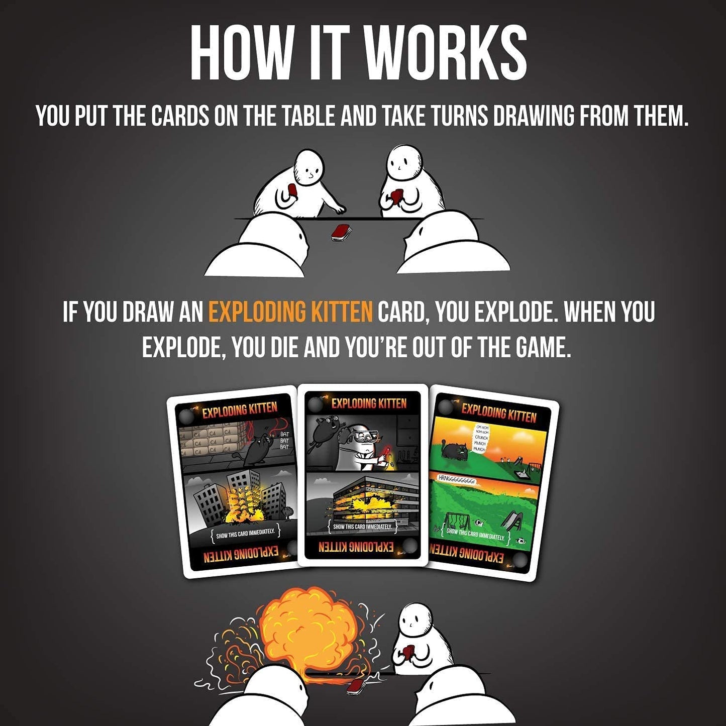 Exploding Kittens: Black Edition – The Ultimate Collectors' Edition!