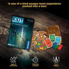 EXIT: The Abandoned Cabin – A Challenging Escape Room Game at Home!