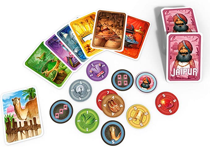 Jaipur – The Ultimate Two-Player Trading Game! Jaipur Board Game For Teens And Adults.