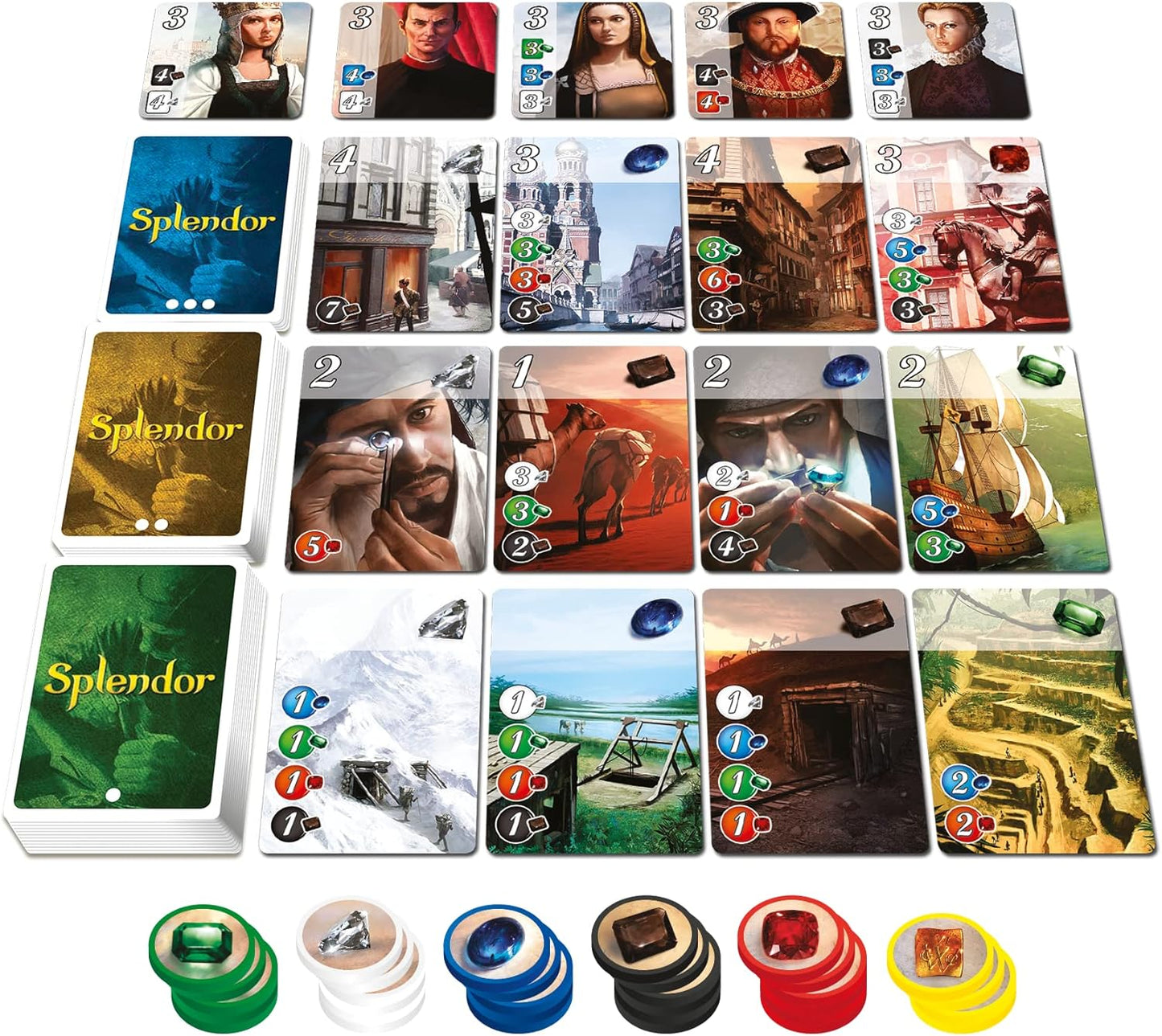 Splendor Board Game – The Ultimate Strategy & Engine-Building Game!