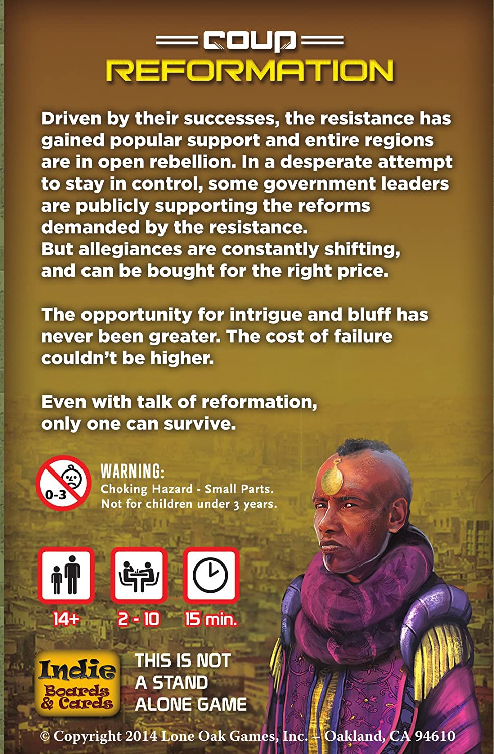 Coup: Reformation – A Game of Deception, Power & Betrayal!