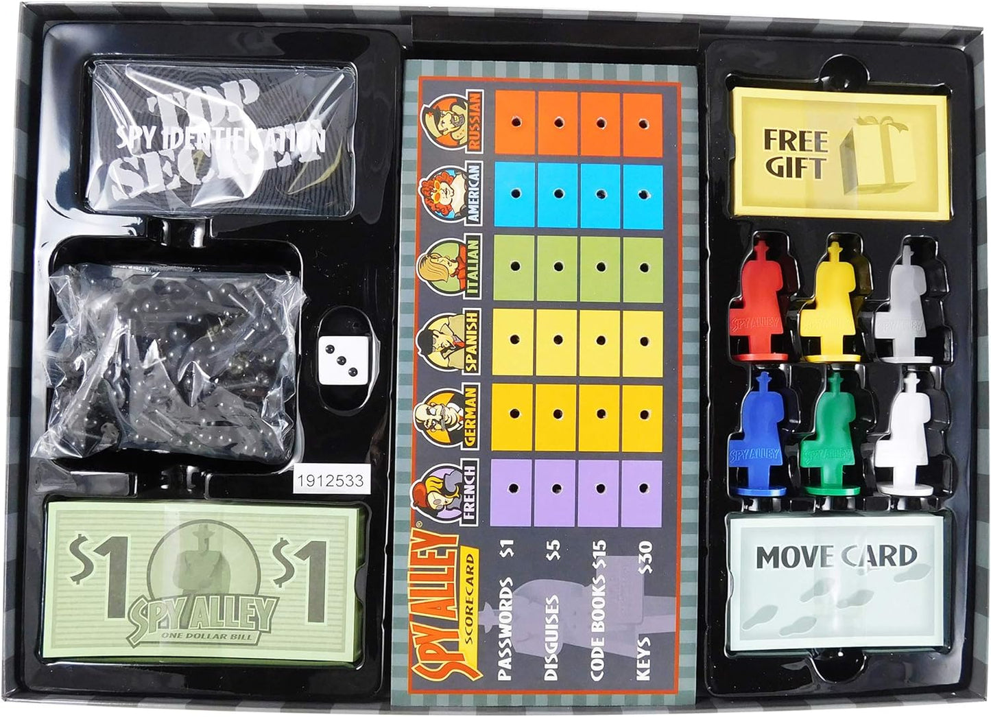 Spy Alley – The Classic Game of Espionage, Deception, and Intrigue! Spy Alley Board Game For Teens And Adults.
