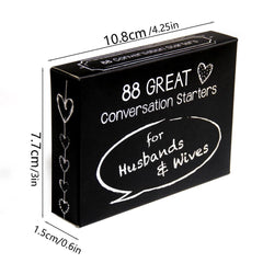 88 Great Conversation Starters – Fun & Meaningful Card Game 💬✨