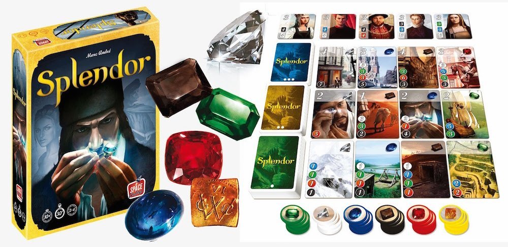 Splendor Board Game – The Ultimate Strategy & Engine-Building Game!