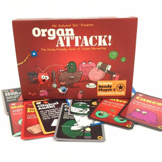 Organ Attack Board Game For kids Teen And Adults |Organ Attack! – A Hilarious & Strategic Card Game of Organ Elimination!