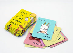 Taco Cat Goat Cheese Pizza – A Hilarious, Fast-Paced Card Game! For Kids Teen And Adults