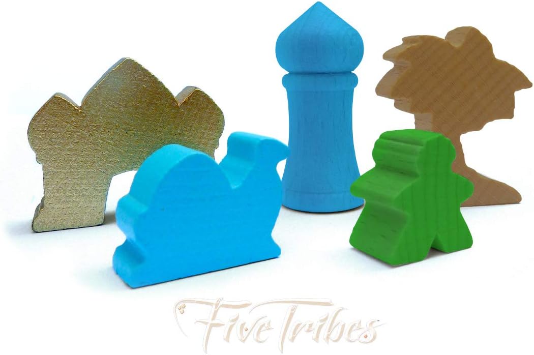 Five Tribes – A Strategic Mancala-Inspired Game of Control & Power! Five Tribes Board Game  For Teens And Adults.