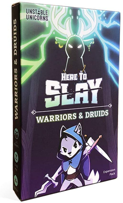 Here to Slay Expansion For Kids Teens And Adults Here to Slay: Worrier and Druids Expansion – Unleash New Heroes and Abilities!