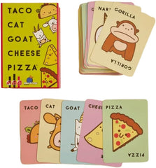 Taco Cat Goat Cheese Pizza – A Hilarious, Fast-Paced Card Game! For Kids Teen And Adults