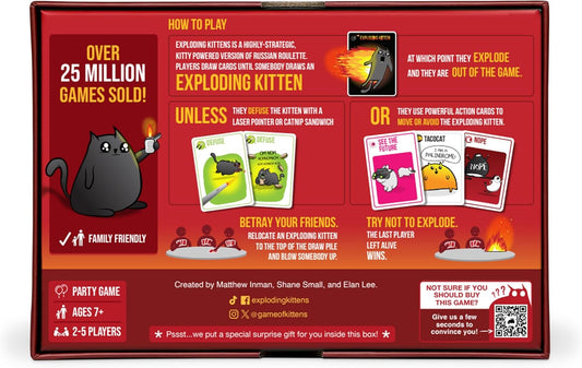 Exploding Kittens – The Hilarious Party Card Game of Cats & Chaos