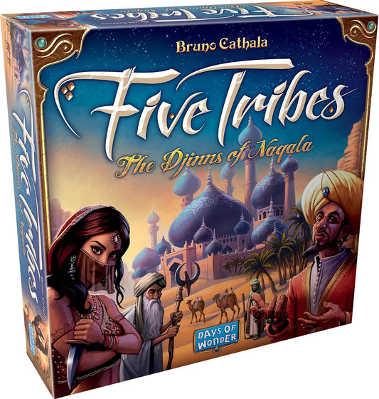 Five Tribes – A Strategic Mancala-Inspired Game of Control & Power! Five Tribes Board Game  For Teens And Adults.