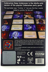Codenames-Deep Undercover - The Risqué Spin on the Classic Codebreaking Game!