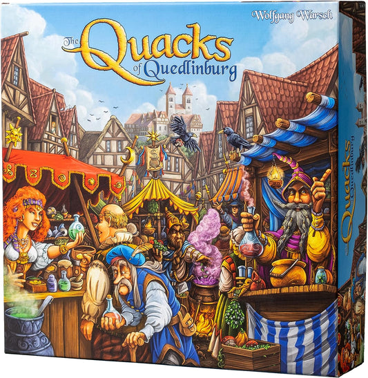 The Quacks of Quedlinburg Original Board Game. The Quacks of Quedlinburg – A Potion-Brewing Push-Your-Luck Strategy Game!