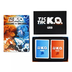 Tic Tac KO: Dragon vs Unicorns – Magical Strategy Card Game | Best Quality Game