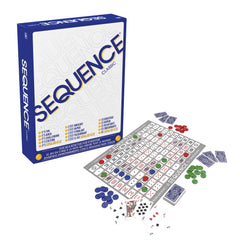 Sequence Classic – Classic Strategy Card & Board Game 🃏🔴🔵| Premium Quality