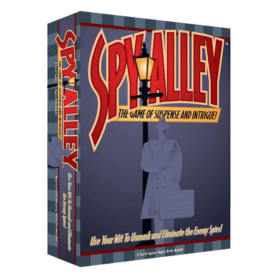 Spy Alley – The Classic Game of Espionage, Deception, and Intrigue! Spy Alley Board Game For Teens And Adults.