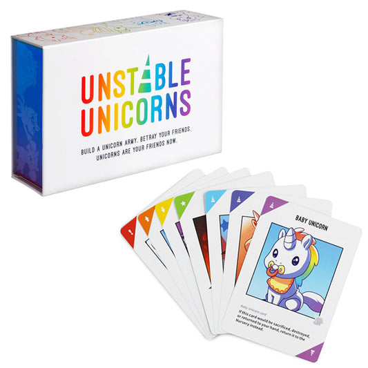 Unstable Unicorns Card Game-A Hilarious &amp; Strategic Card Game of Betrayal!