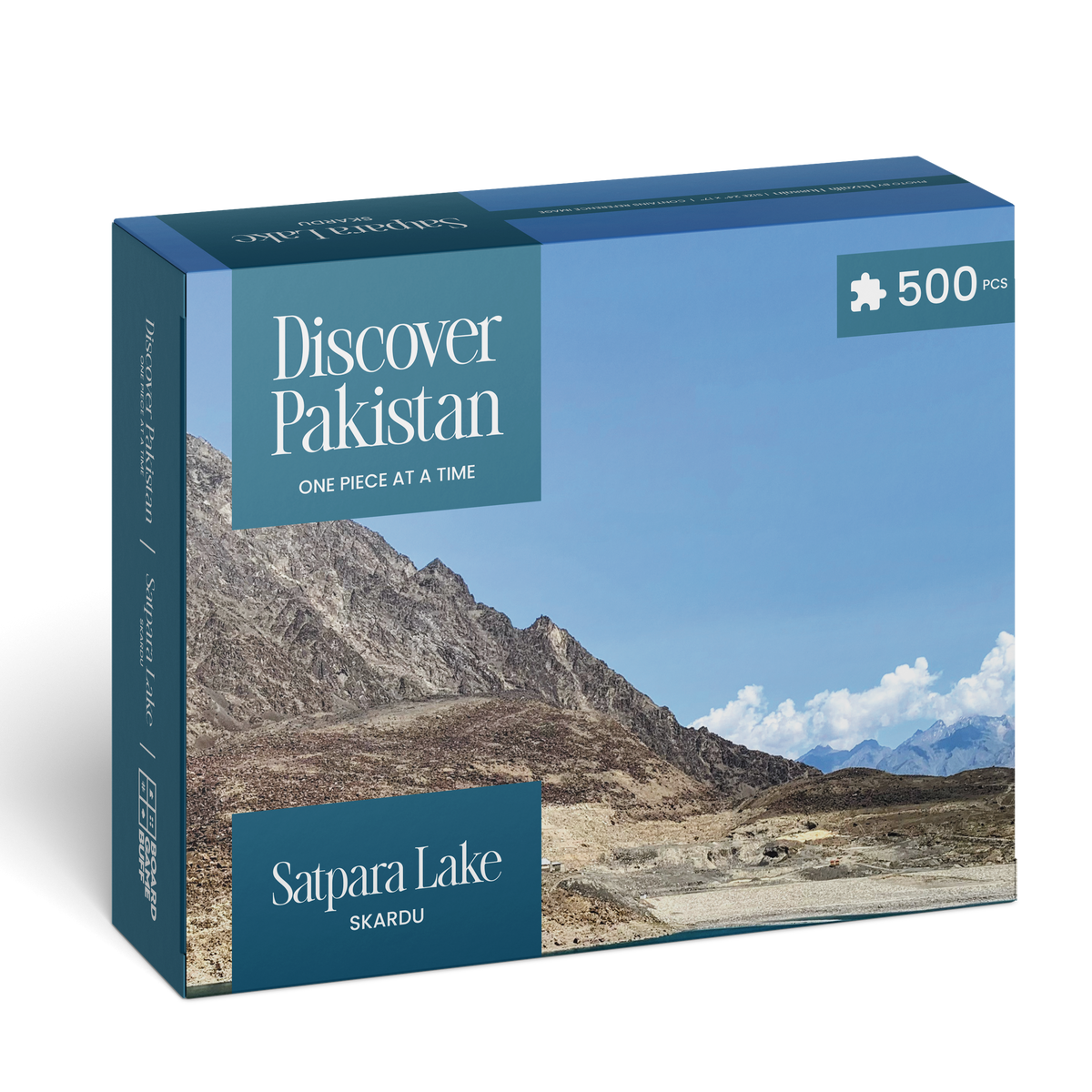 Satpara Lake (Skardu) – Scenic Puzzle | 500 Pieces | Made in Pakistan